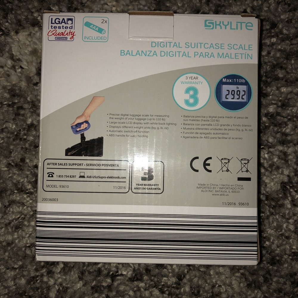 Digital Travel Scale - Picture 2 of 3